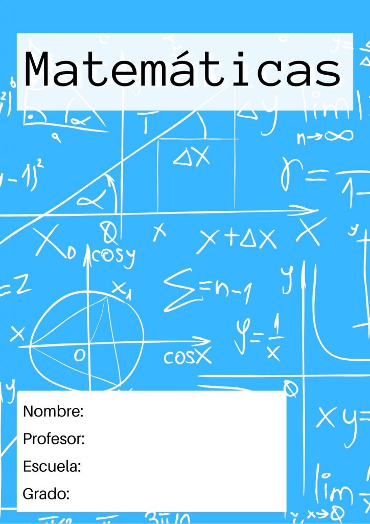 portadas de matematicas